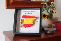 Cuadro Conmemorativo España Campeona del Mundo 2026 — Impresión 3D