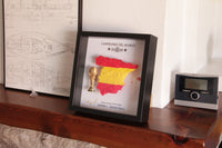 Cuadro Conmemorativo España Campeona del Mundo 2026 — Impresión 3D