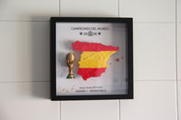 Cuadro Conmemorativo España Campeona del Mundo 2026 — Impresión 3D
